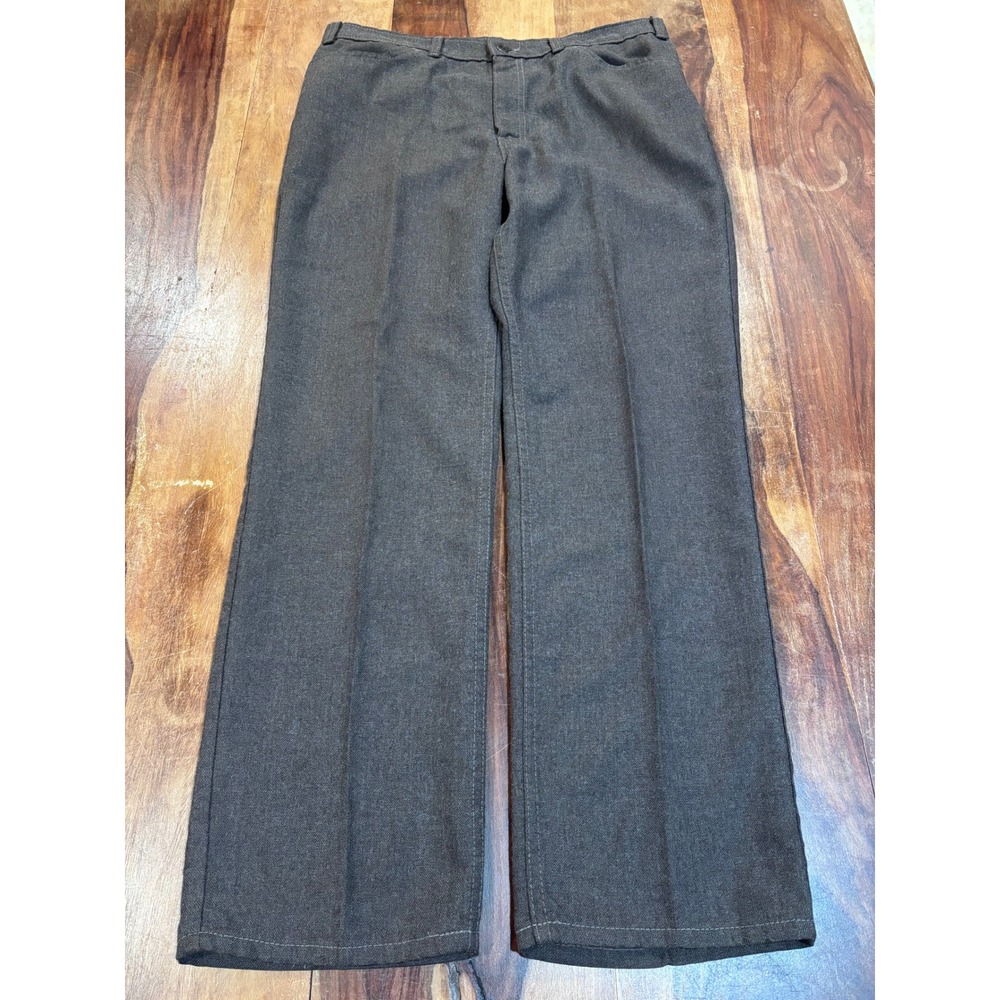 vintage GWG pants mens 36/30 brown retro 1970s straight leg workwear bohemian